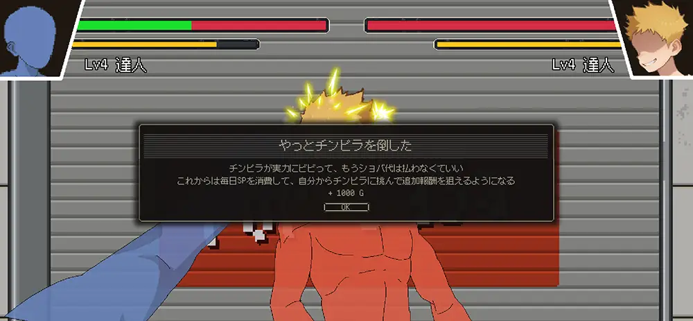 チンピラへの抵抗アクション - 清掃員伝説