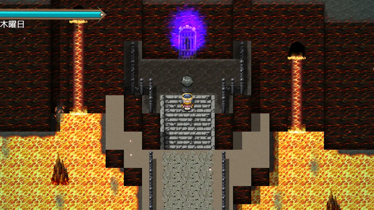 雪山火山洞（MAP5）の扉 -『疫病』の古代文字』 - 影に染まりゆく~アスリントの妹神官~