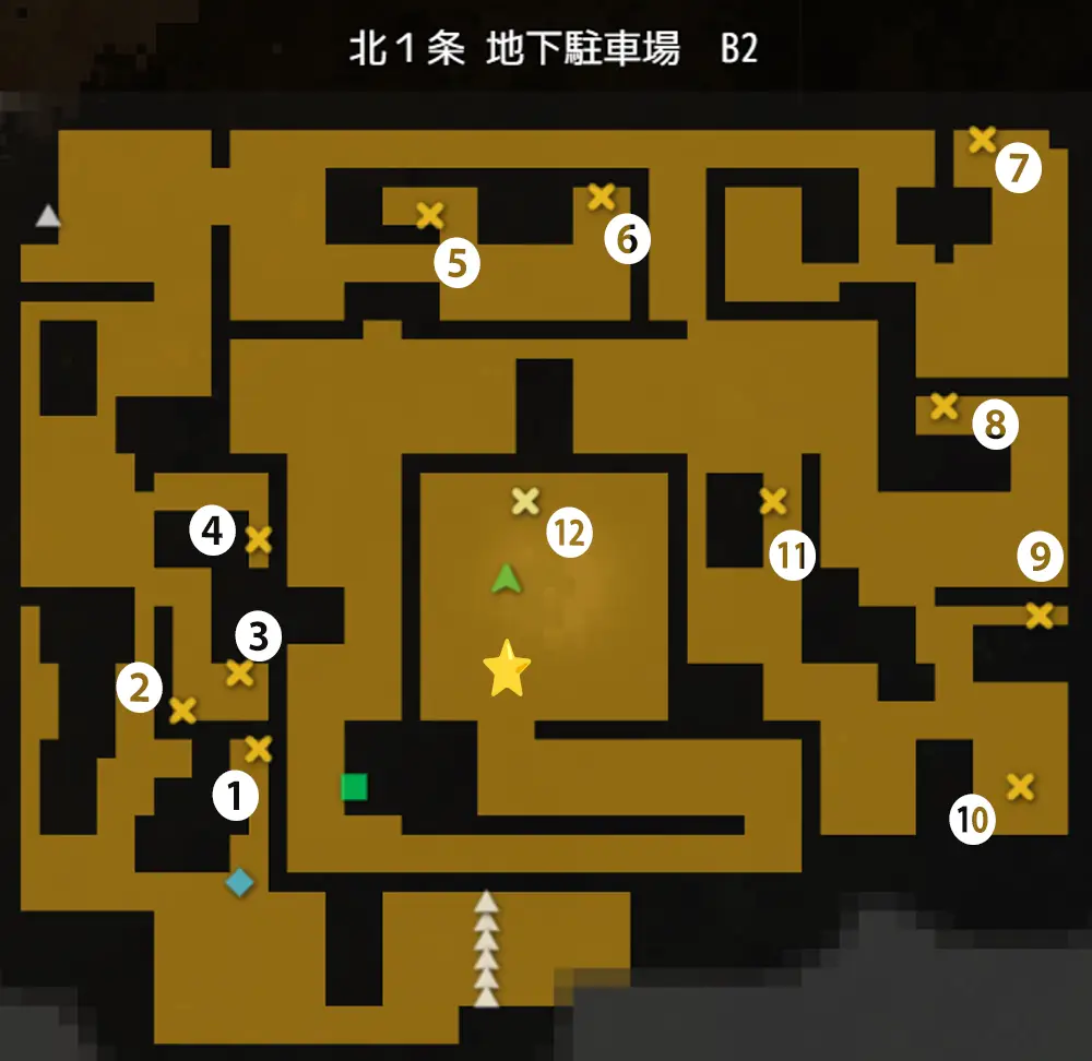 Evening Survivor 攻略マップ2-3