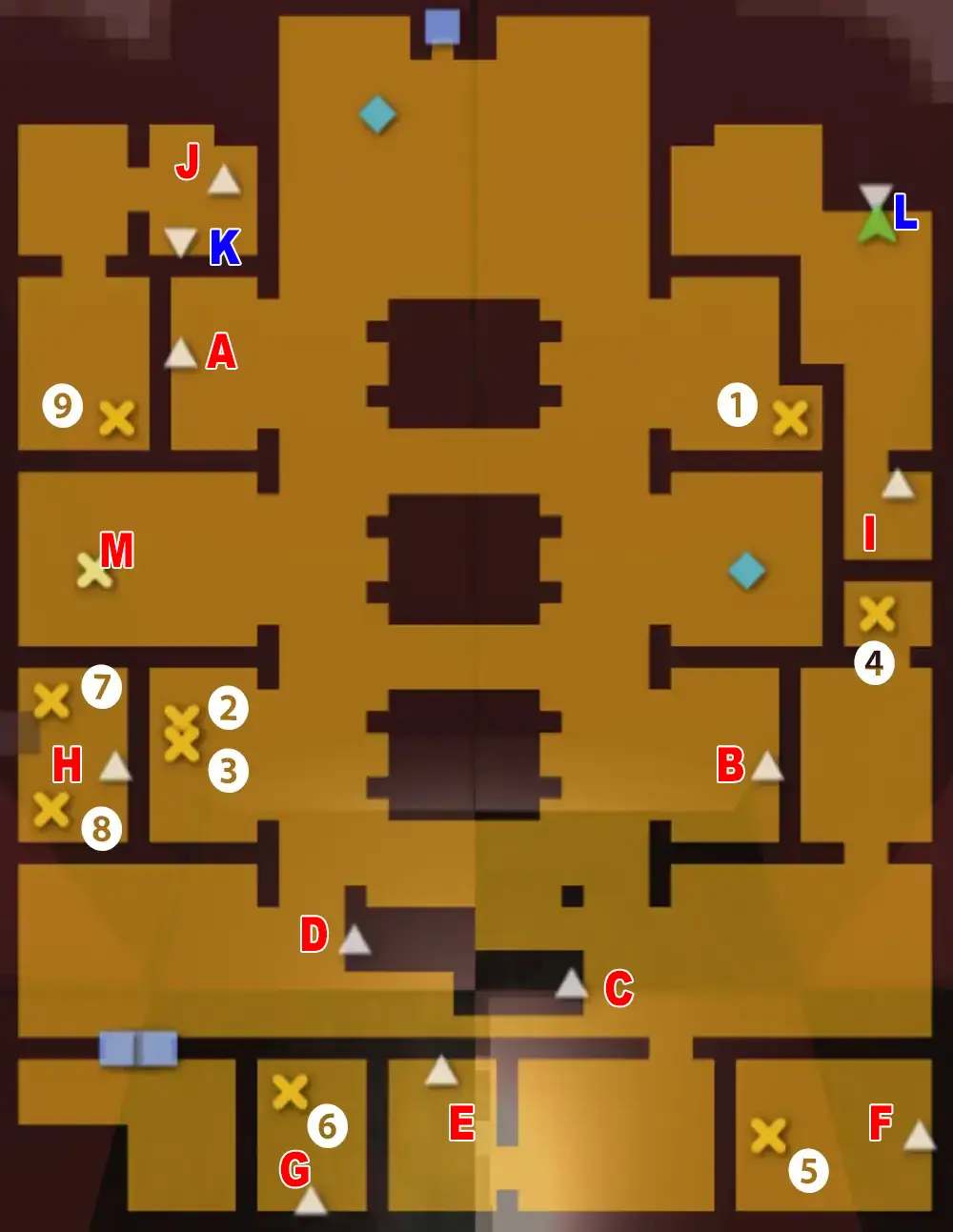 Evening Survivor 攻略マップ9-1