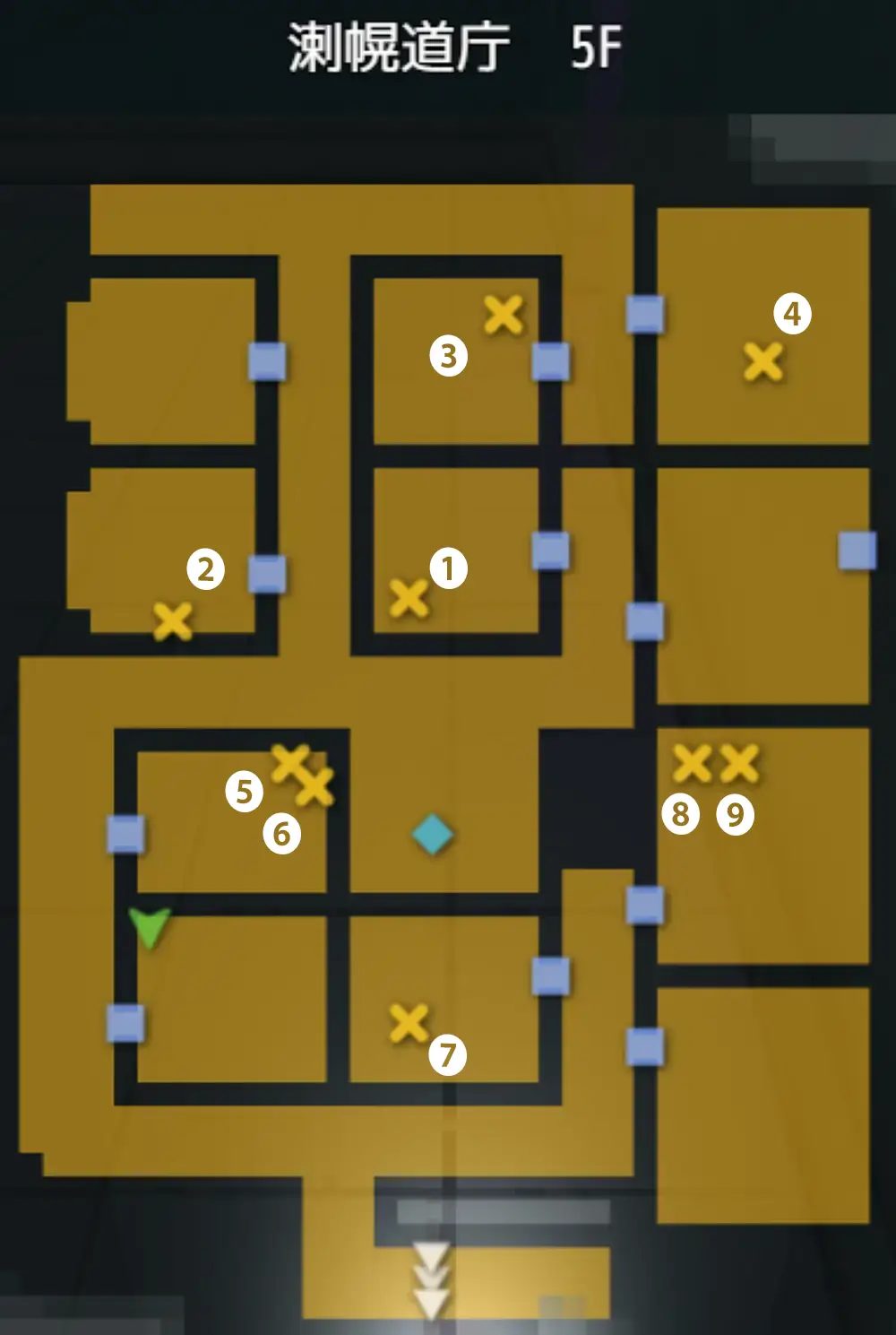 Evening Survivor 攻略マップ10-1