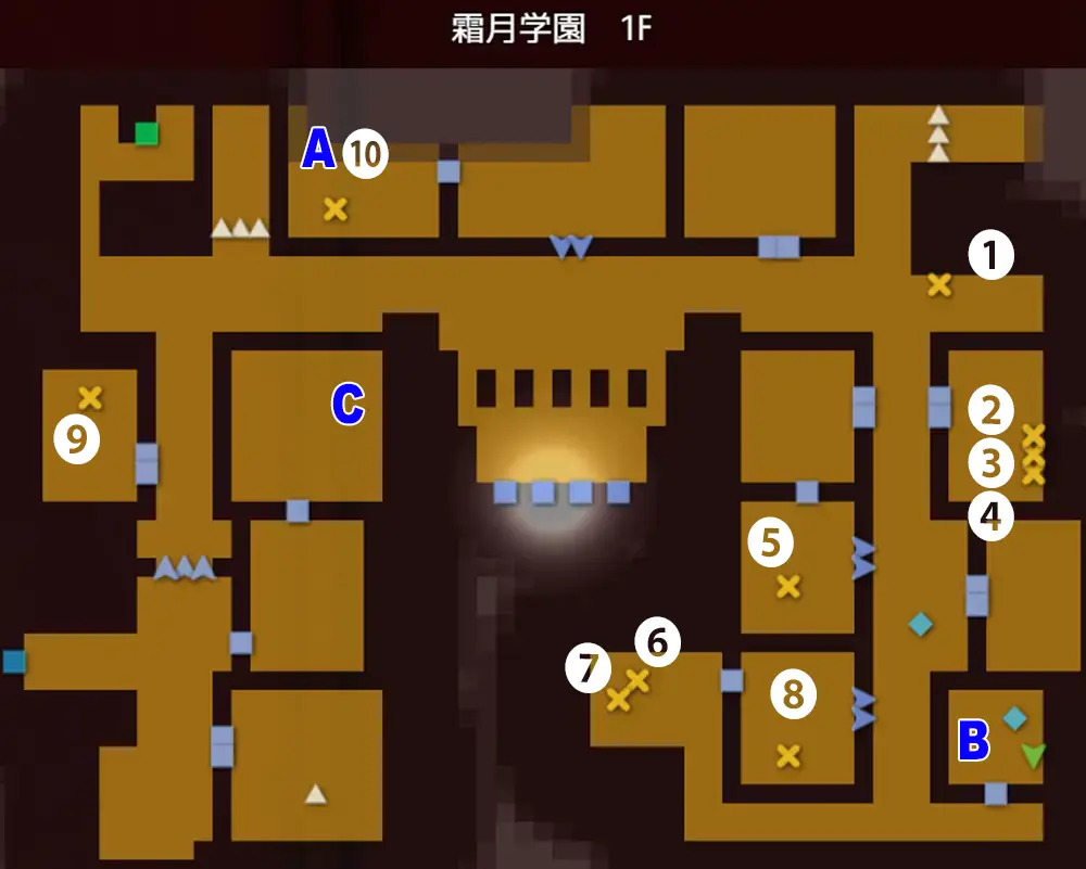 Evening Survivor 攻略マップ11-1