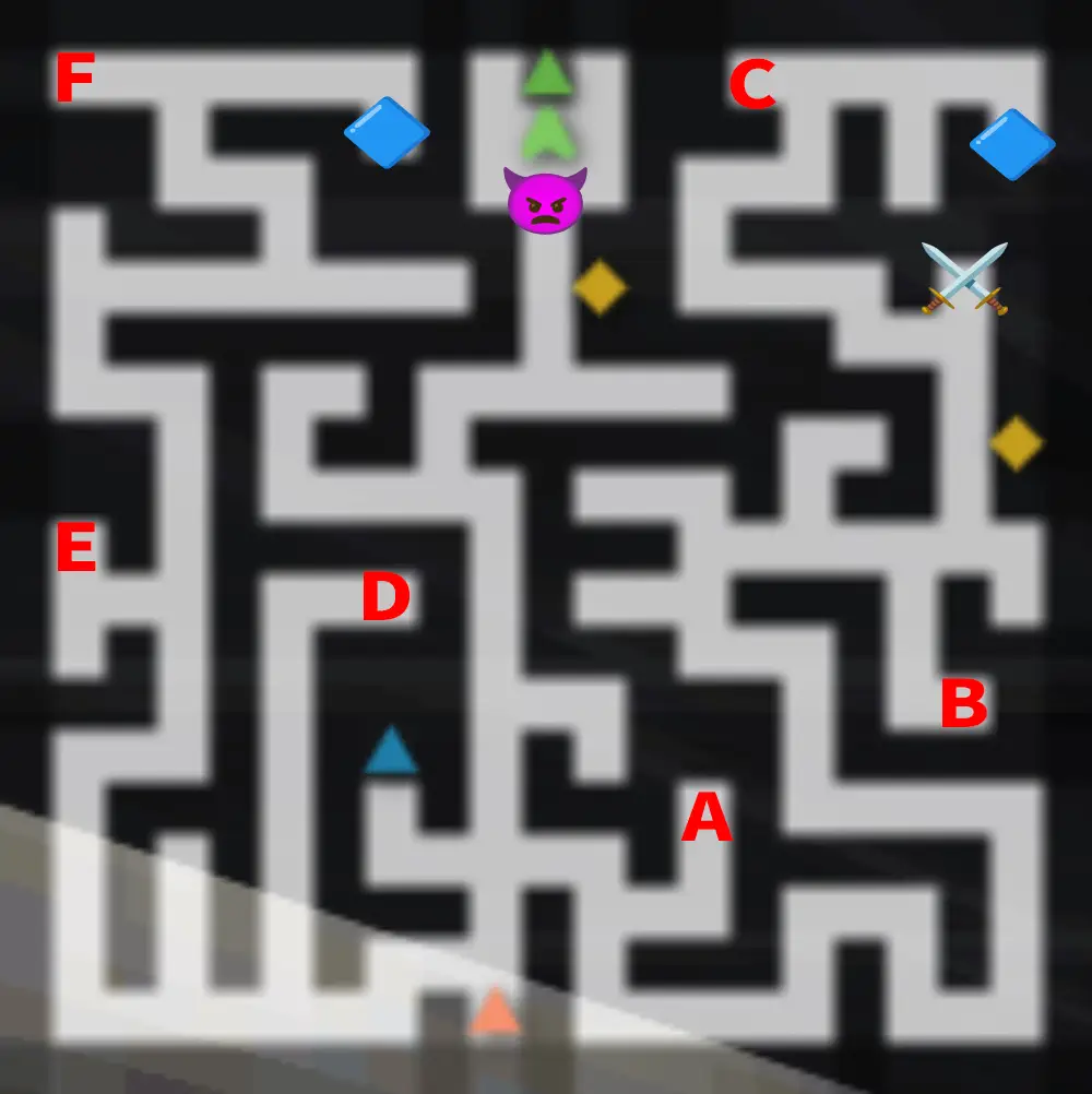 蜜宵のファミリア攻略：灰壁の迷宮 3F
