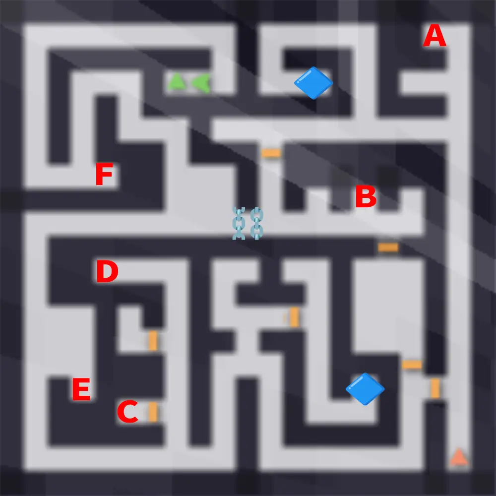 蜜宵のファミリア攻略：紫影の迷宮 1F