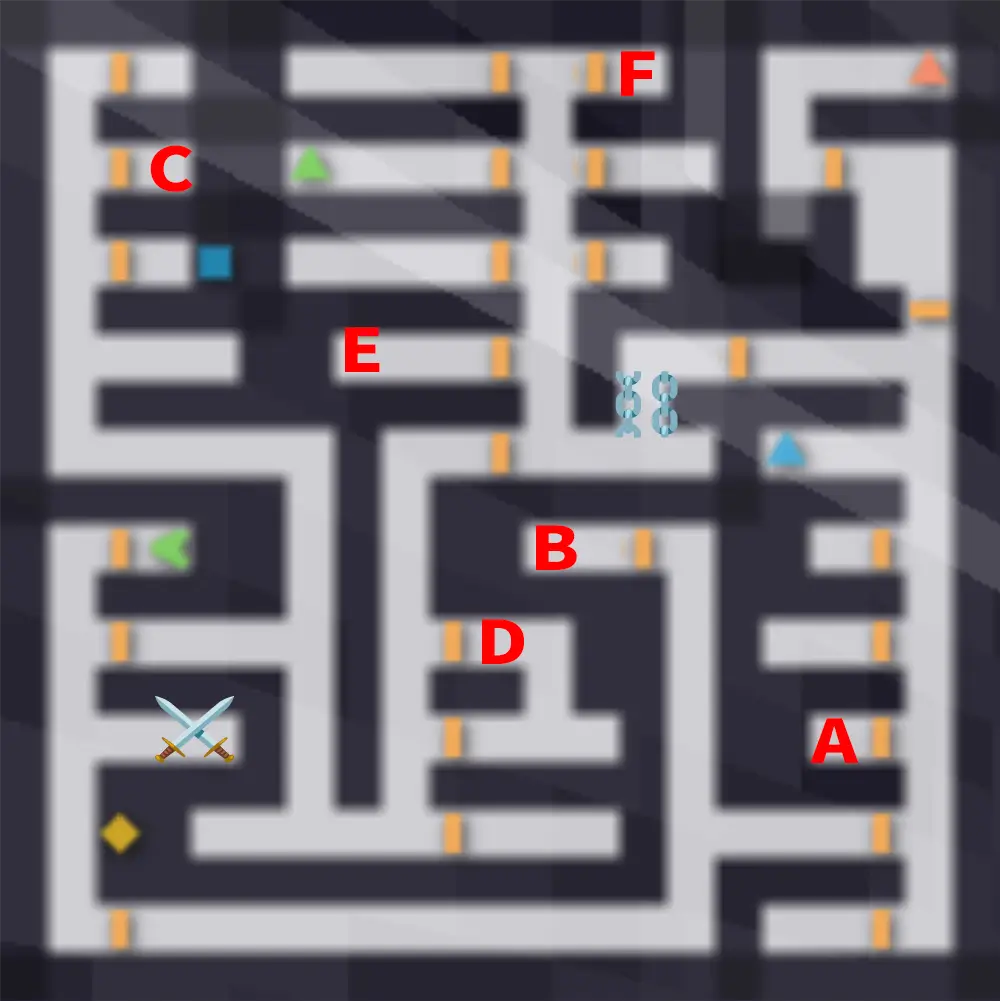 蜜宵のファミリア攻略：紫影の迷宮 3F