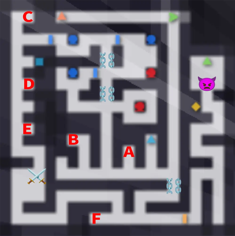 蜜宵のファミリア攻略：紫影の迷宮 4F