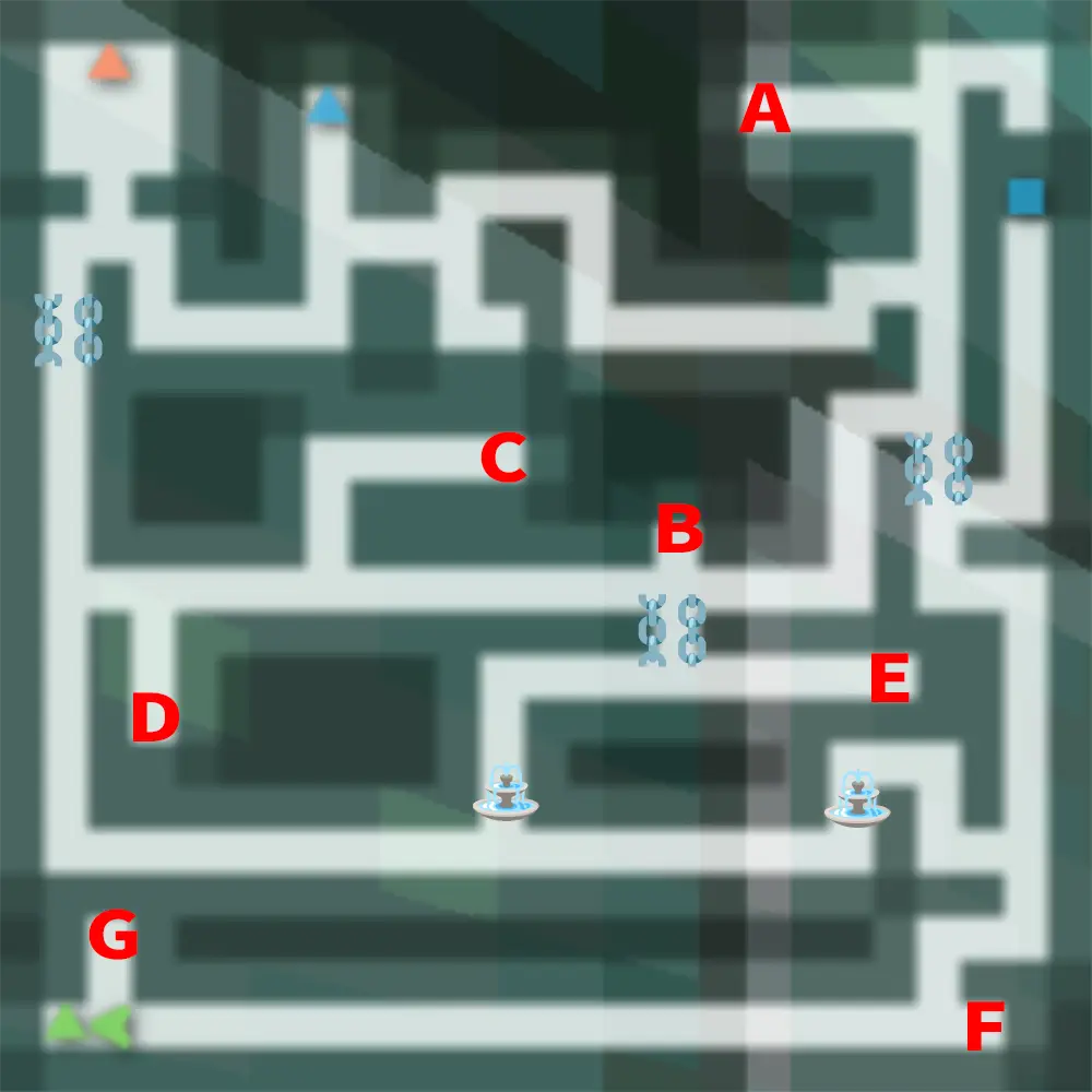 蜜宵のファミリア攻略：蒼海の迷宮 2F