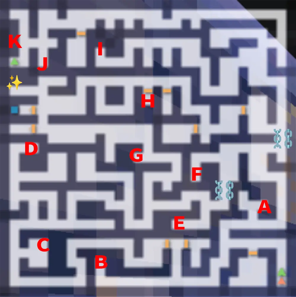 蜜宵のファミリア攻略：瑠璃の迷宮 1F