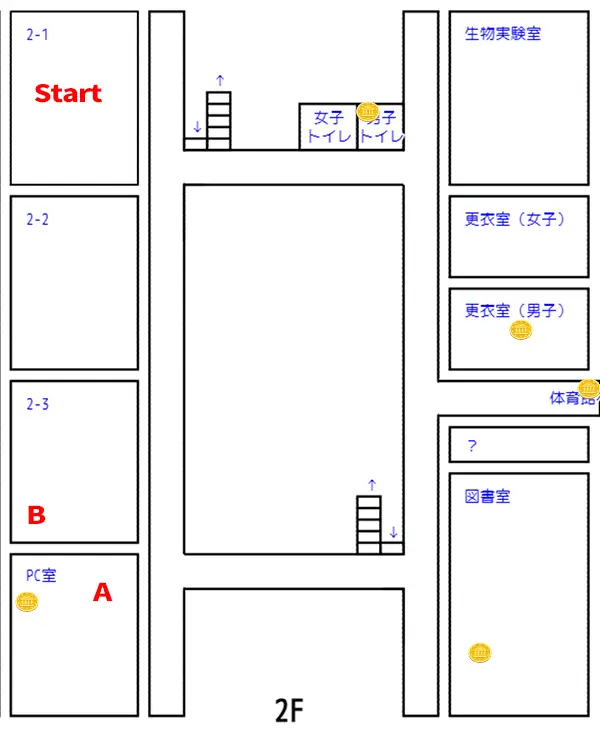 深夜学校のパイズリ怪異 - 攻略1-1