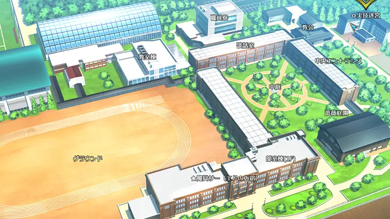 百合姫学園のヘテロセクシャル ストーリー進行