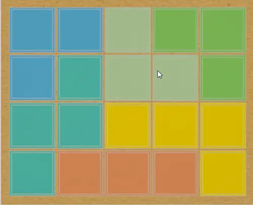 夏のたまり場 ギャルたちと過ごす秘密の放課後 - 箱詰めパズル（解答例）